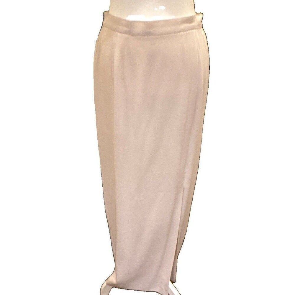 Daymor Couture Beige 2-Piece Skirt Suit Set Jacket & Skirt Women’s Size 10 - Picture 6 of 10